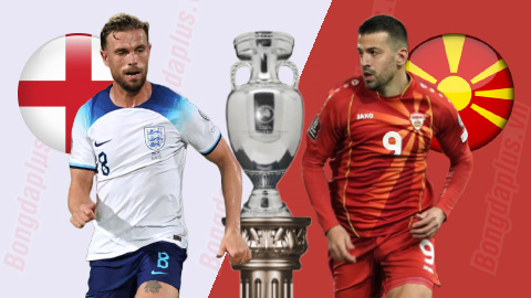 Video bóng đá Anh và Bắc Macedonia (vòng loại Euro 2024)

